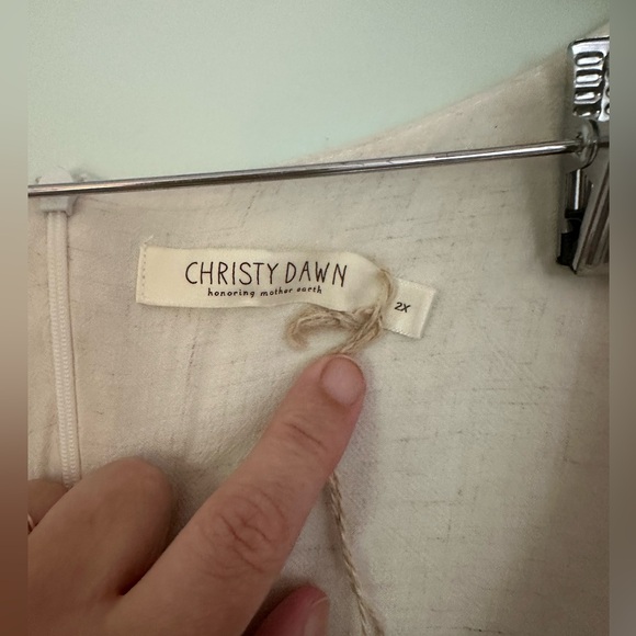 NWT Christy Dawn Scarlet dress in egg shell - Picture 5 of 7